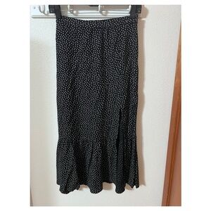 Abercrombie &Fitch Black Polka Dot Skirt